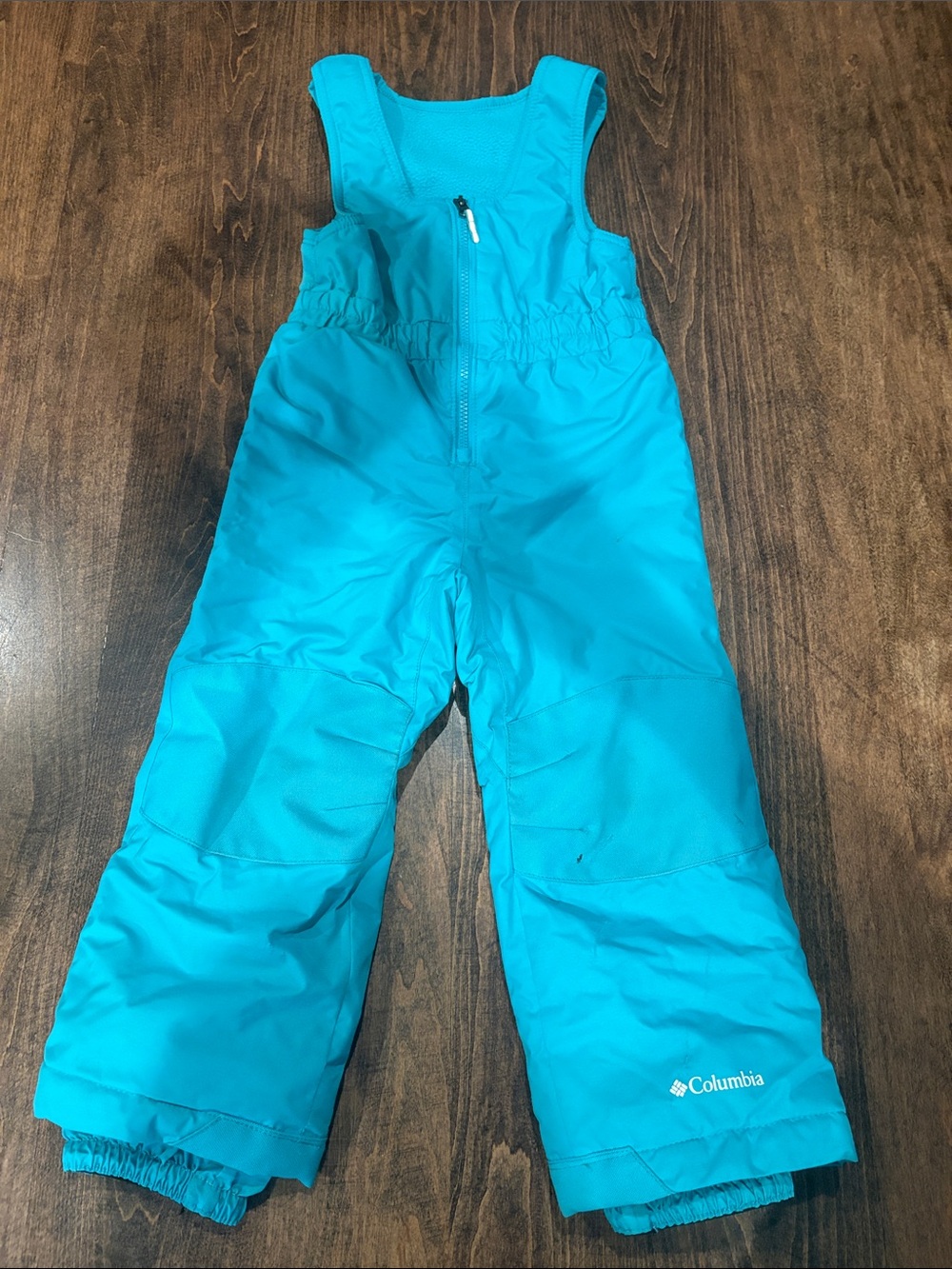 Columbia Kids' Turquoise Snow Bib Overalls